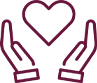 Hands surrounding and comforting a Heart | Find a Caring Provider